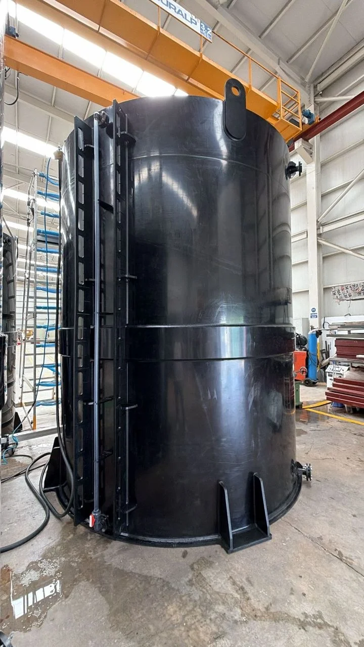 MUSKİ Bodrum Mumcular İçme Suyu Arıtma Tesisi 20.000 Litre HDPE Sülfürik Asit Dozajlama Tankı Projesi